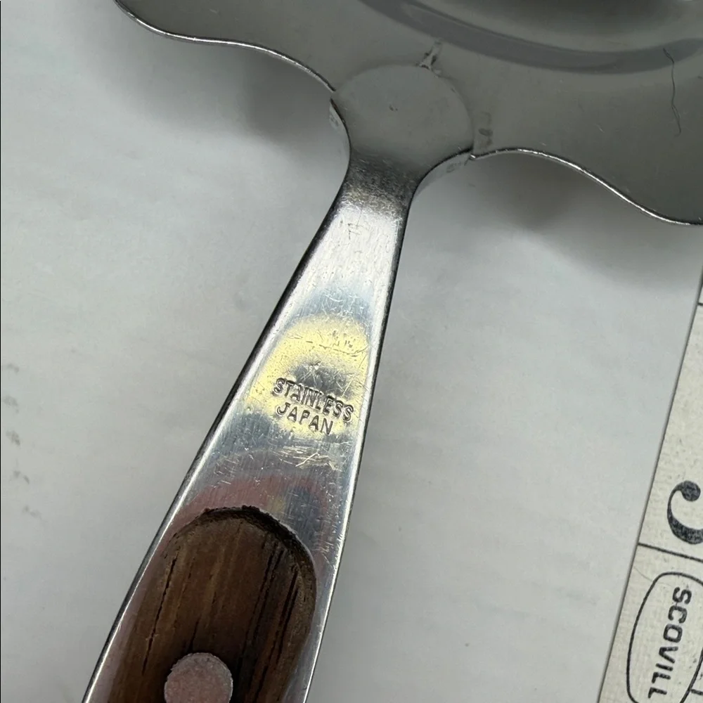 Vintage Wood Handle Stainless Steel Cheese Slicer